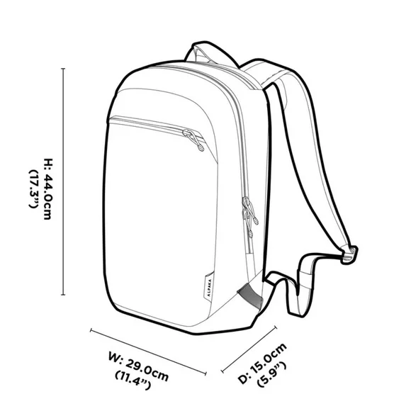 NWT  Alpaka Black Men's Backpack - Picture 8 of 10